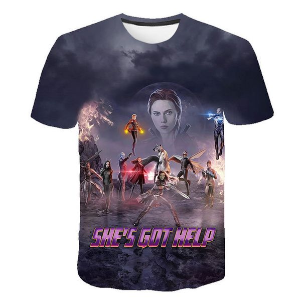 

punk marvel print 3d print shirts plus size horror anime men clothing