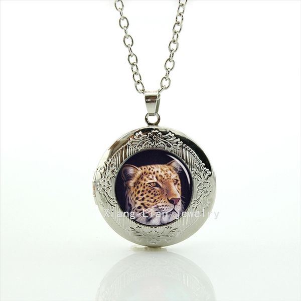 

collares collier brand design cheetah leopard plated, fashion p wild animals wildlife, jewelry t555, Silver