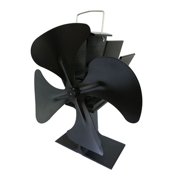 

efficient log eco friendly heat powered stove fan double head low noise quiet