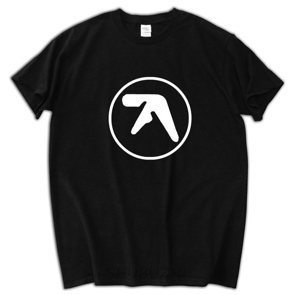 

male funny present fashion aphex twin short sleeves men's black t-shirt men t shirt print cotton short sleeve t-shirt