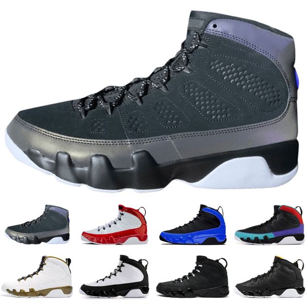 

2020 9 9s Racer Blue Men Basketball Shoes Gym Red UNC Athletic mens trainers sports sneakers size 7-13