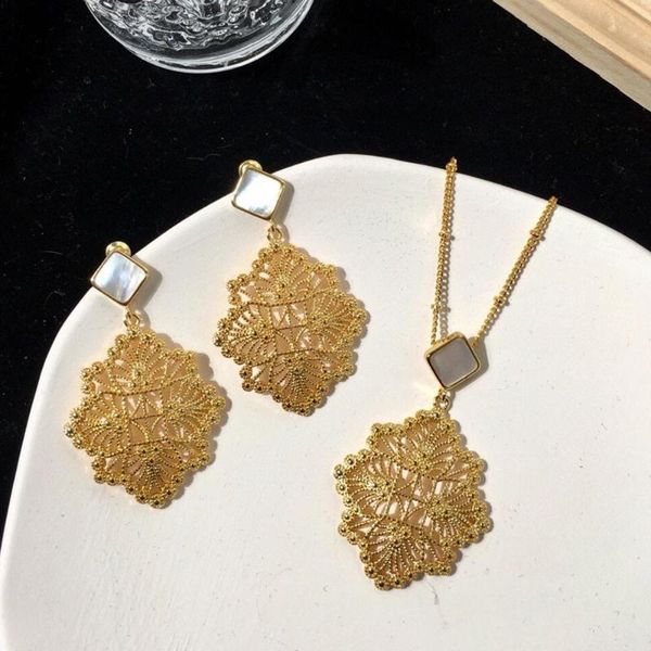 

мода стиль vintage золото цвет geometry серьги ожерелье зеленый природный камень комплект ювелирных изделий для женщин индивидуальный trendy, Silver