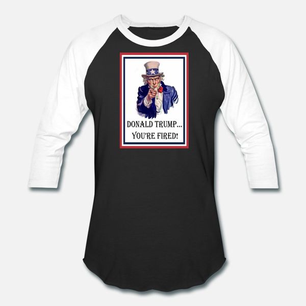 

donald trump: you're fired t shirt men designer short sleeve o neck male crazy funny casual spring unique shirt