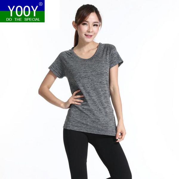 

running jerseys professional women yoga shirts for fitness sports t shirt ,gym quick dry iris breathable exercises short sleeve, Black;blue