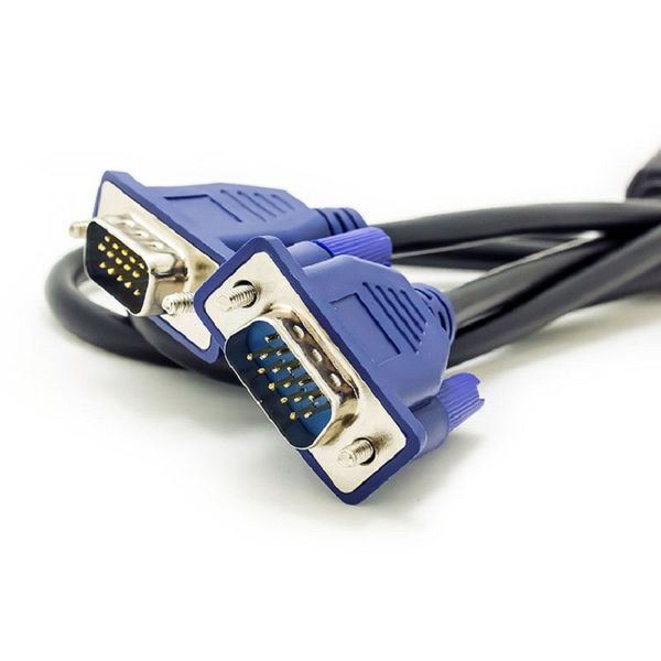 

1.5m 5ft hdb15 15pin vga male to male vga cable for tv computer monitor extension cable