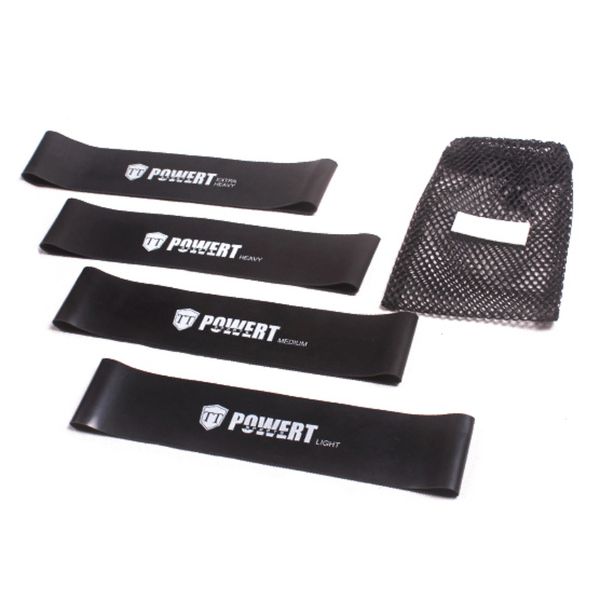 

4шт / set упругие йога bands для фитнеса gum resistance bands йога тренировки спорт rubber training упражнение equipmentsb дф