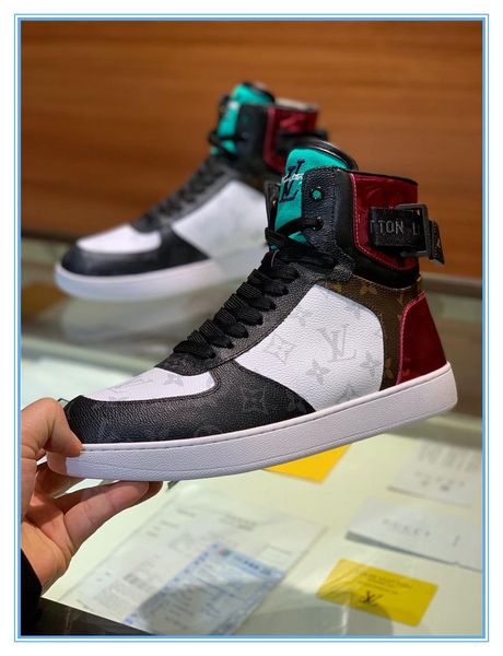 

2019 new paris speed trainers knit sock shoe original luxury designer mens sneakers high casual shoes with box a007, Black