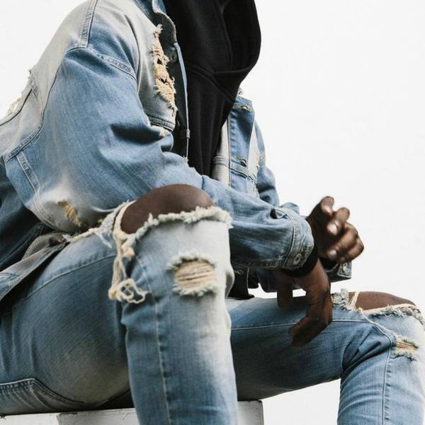 

casual mens jeans pants fashion streetwear pants 20s new stylish designer men jeans 3 colors male clothing size 28-36 wholesale for unisex, Blue