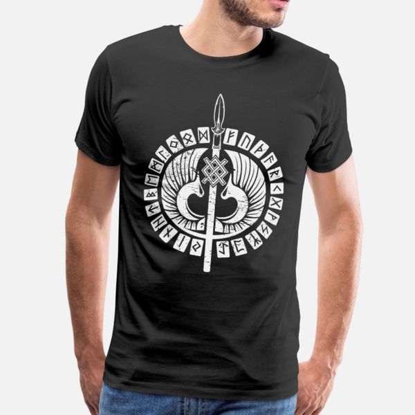 

gungnir spear of odin t shirt men print short sleeve round neck normal interesting comical summer style letters shirt
