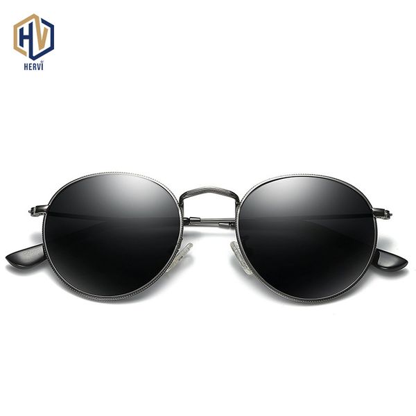 

retro sunglasses flat light glasses male female general polarized light driver mirror uv-400 silica gel nose pads, White;black