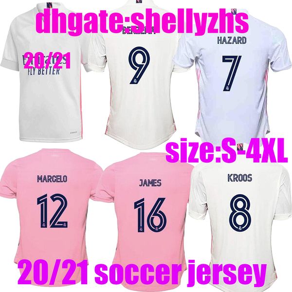 

большой размер: xxxl xxxxl 2021 реальных мадридского дом вдали футбол джерси трикотажных изделий иско reinie sergio ramos модрич bale опасно, Black;yellow