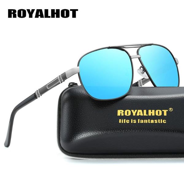

royalfashion polarized sunglasses driving pilot sunglass men classic vintage brand eyewear uv400 sun glasses, White;black