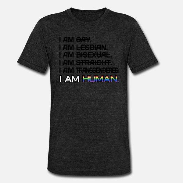 

i am human gift lgbt lgbtq support equality t shirt men knitted tee shirt s-xxxl kawaii fitness new style summer leisure shirt