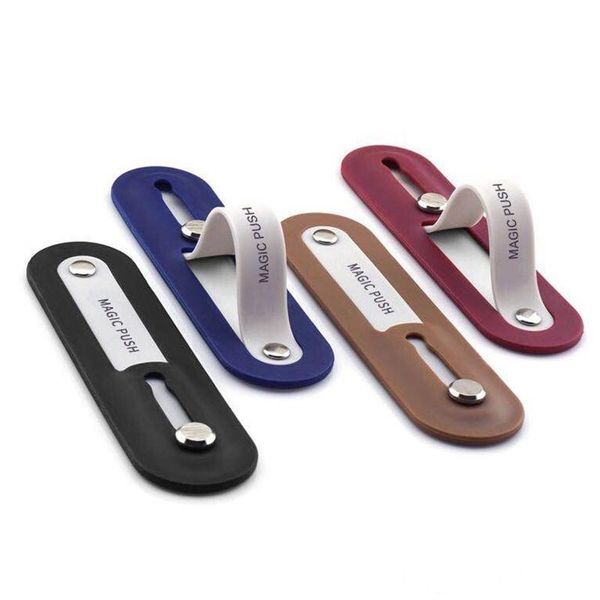 

20pcs 2018 new magic push phone stand grip phone holder bracket function for iphone samsung retail package dhl