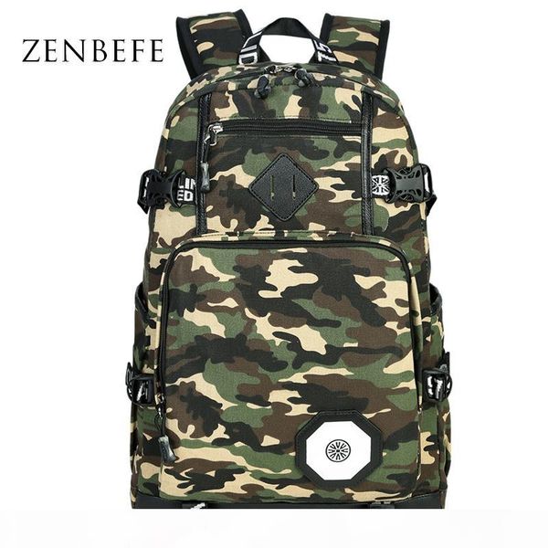 

wholesale- zenbefe design backpacks camouflage school bag for teenager bag travel bag for college backpack rucksack daypack