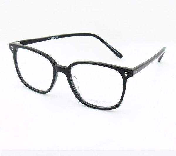 

vintage eyeglasses ov5374 acetate frame glasses women and men fashion glasses men optical frame oculo de sol feminino, Black