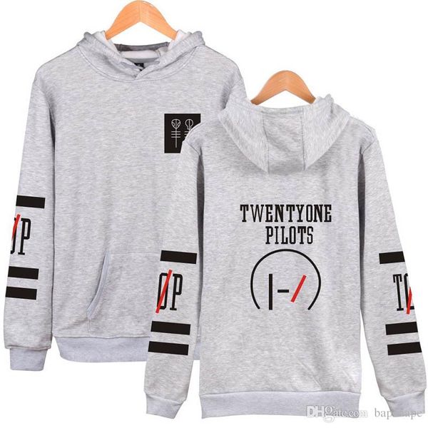

hip hop fashion brand clothing twenty one pilots hooded sweatshirt hoodies plus size xxs 4xl tracksuit, Black