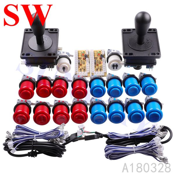 

jamma arcade cabinet diy kits for zero delay usb arcade controller to pc connection american style joystick 4/8 way push buttons