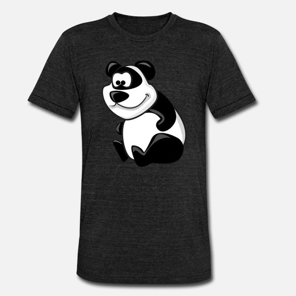 

funny cartoon panda t shirt men designer 100% cotton round neck slim fitness funny spring cool shirt