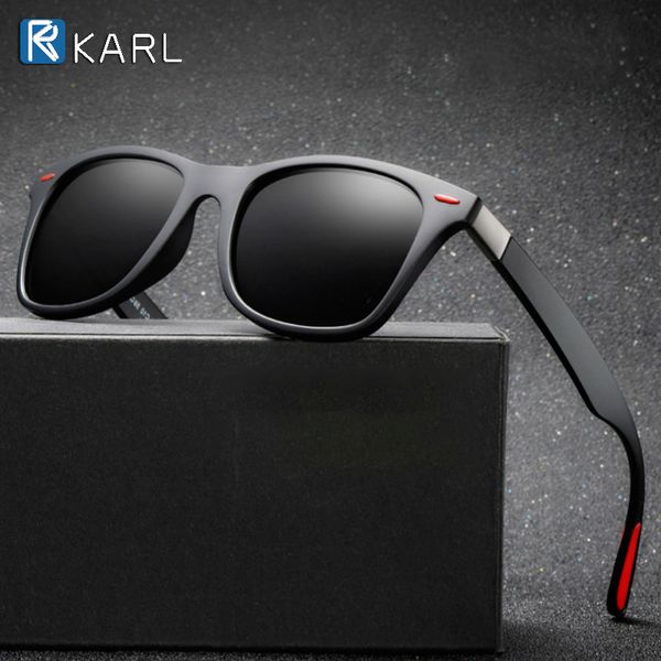 

2020 new fashion square polarized sunglasses men women driving sports sun glasses classic retro goggle uv400 gafas de sol, White;black