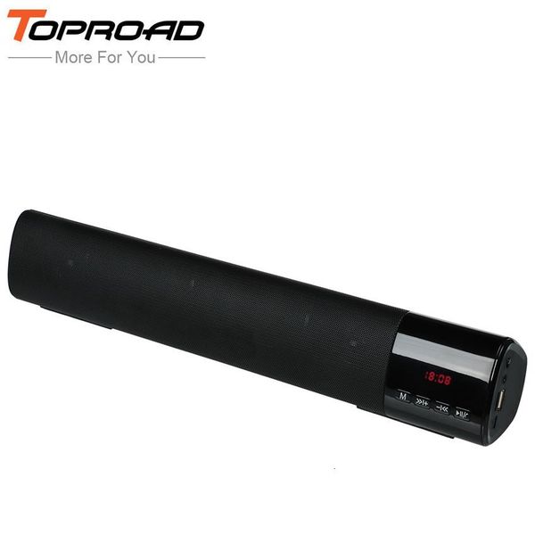 

cgjxsoad big power 10w hifi portable wireless bluetooth speaker stereo soundbar tf fm usb subwoofer column for computer tv phone t191128