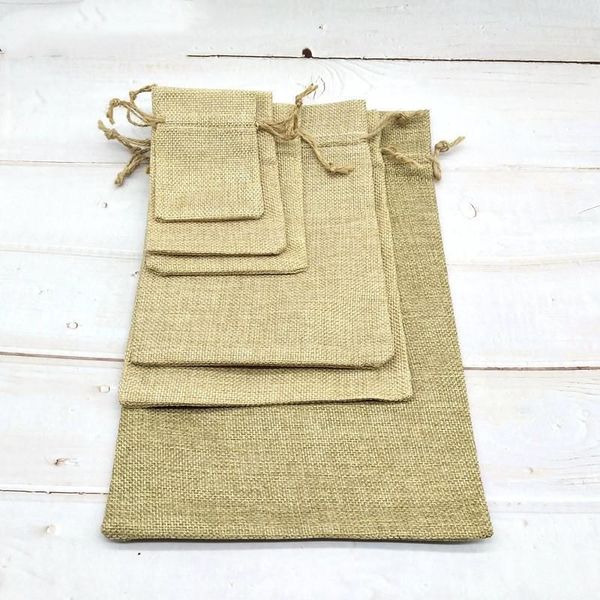 

supplies shower pouch bags party christmas drawstring baby linen 50pcs gift jute small wedding rustic sack birthday burlap uy2008 bgaqw