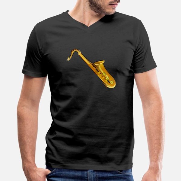 

saxophone t shirt men create cotton euro size s-3xl costume loose new fashion summer style original shirt
