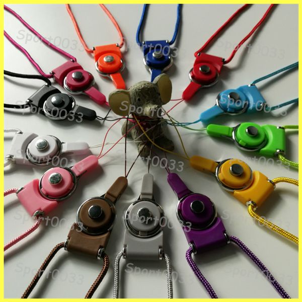 

cell phone straps,charms 2 in 1 lanyard detachable rotating mobile phone rope hanging neck ring-type dual-purpose multi-purpose for iphone