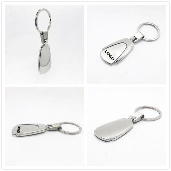 

car keychain car logo key metal keychain chain ford mazda peugeot mini reno modeling, Silver