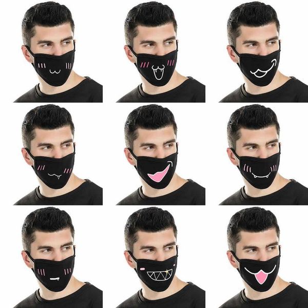 

2020 new reusable protective mask anti dust washable women men child dustproof winter mask face mouth masks for running masks, Black