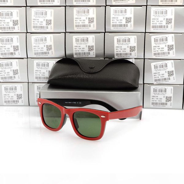 

new brand designer sunglasses excellent quality plank red black sunglasses glass lens green lens sunglasses vintage metal hinge sun glasses, White;black