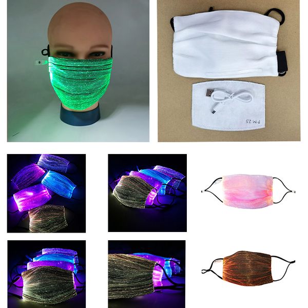 

хэллоуин светодиодных анти пыль маски световой маски с usb charge маской 7 цветов переменчивых для break dance dj music party halloween