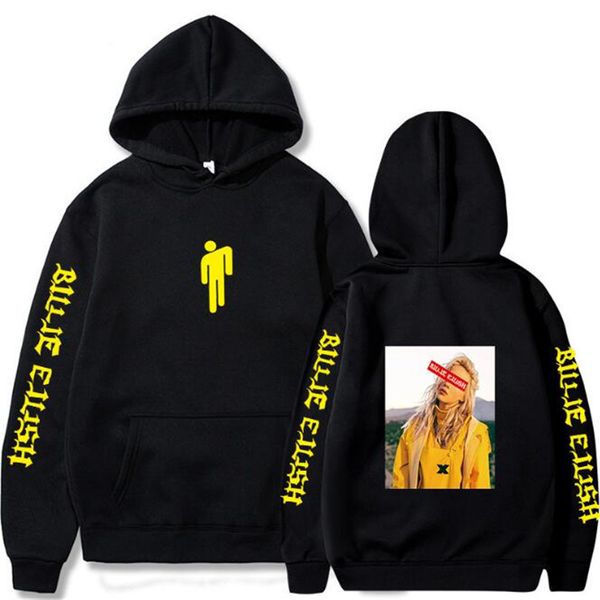 

trend letter printing men's sweater autumn personality casual hooded men's and women's style jumpsuit, Black