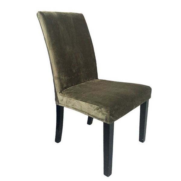 

l stretch elastic wedding banquet dining room solid chair covers washable