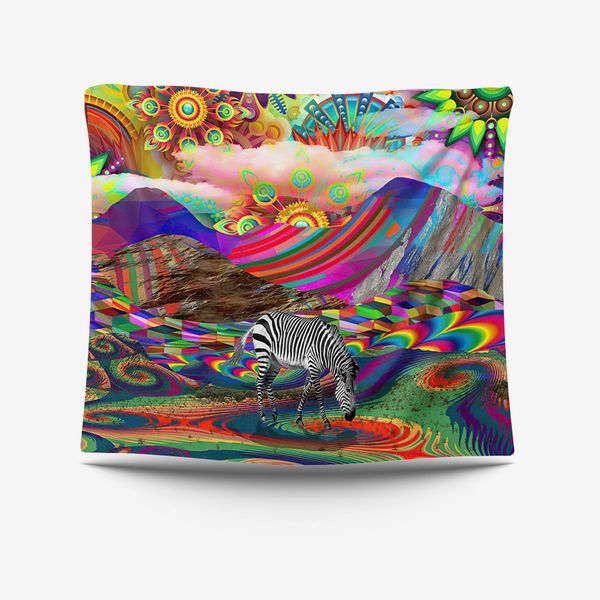 

factory direct european and american psychedelic home tapestry wall hanging beach towel can be sized