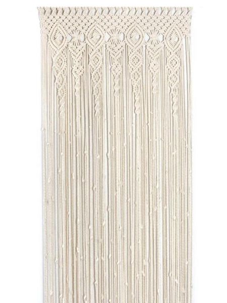 

curtain & drapes wall hanging boho door window bohemian woven tapestry decor home ornament for room wedding decoration