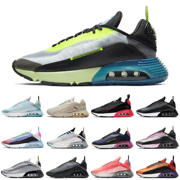 

2020 usa 2090 running shoes mens trainers womens chaussures black white pure platinum praia grande duck camo be true sports sneakers