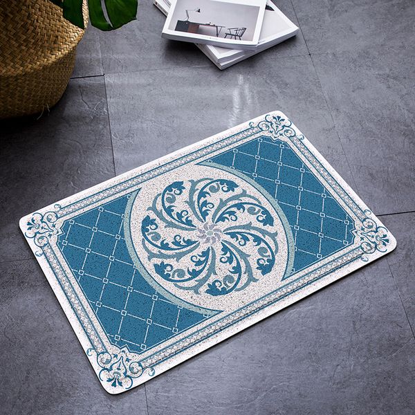 

nordic style entrance hall carpet pvc wire loop mat ins starry night door mat living room floor bathroom non-slip rug