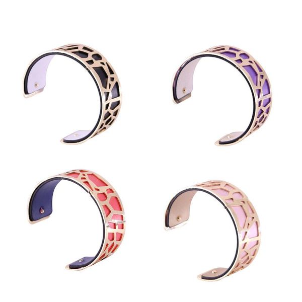 

жоржетта браслет argent жираф женщины сменная cuir hollow кожаный браслет bijoux femme для женщин, Black