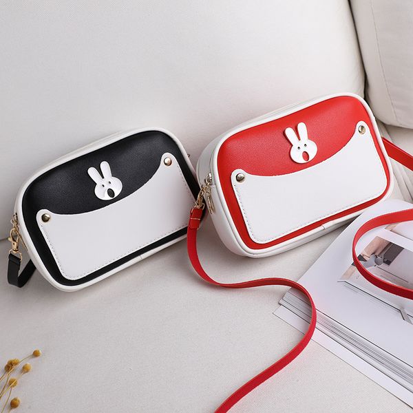 

women shoulder bag 2020 new girls cartoon bag wild messager crossbody pu leather mobile phone #20