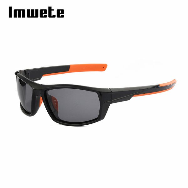 

imwete professional sports glasses tac polarized lense sight comfortable sense camouflage sunglasses uv 400 with box, White;black