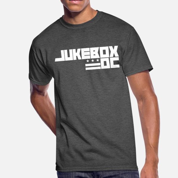 

jukebox dc logo t shirt men designs short sleeve s-3xl fit loose fashion spring autumn pictures shirt