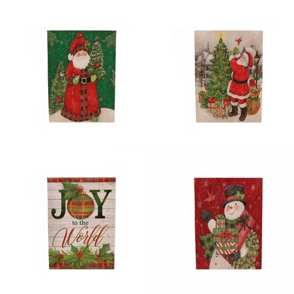 

christmas hanging flags christmas hanging ornaments window hanging flag outdoor hang polyester garden patio lawn flags decorations#817