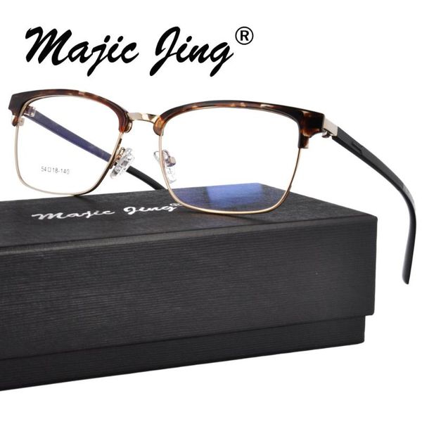 

tr90 and stainless steel eyewear ultralight myopia prescription eyeglasses metal optical frame eyeglasses h90106, Black