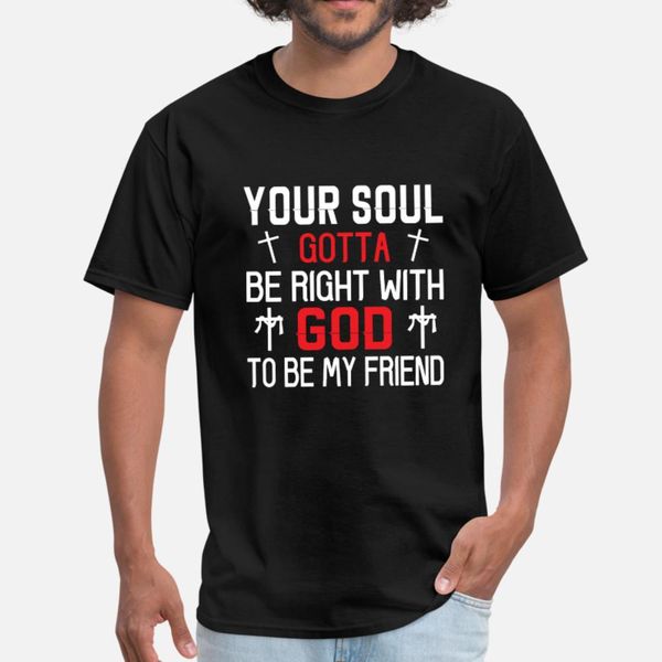 

good souls with god t shirt men designs tee shirt o neck pictures graphic authentic summer vintage shirt