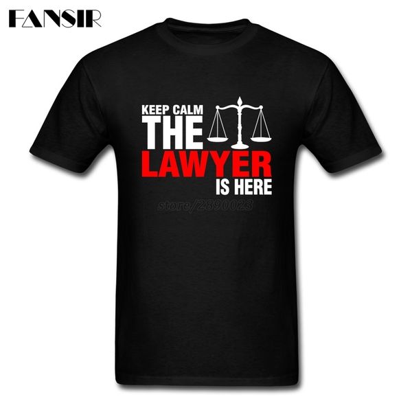 

men t-shirt tailored white short sleeve custom t shirt men male keep calm the lawyer is here summer tees