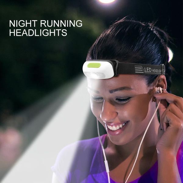 

headlamps elastic band headlamp night fishing headlight adjustable angle usb charging led head lamp waterproof portable outdoor light