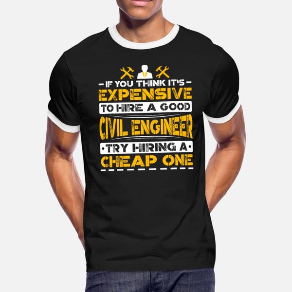 

if you think it s expensive to hire a good civil t shirt men character 100% cotton size s-3xl clothes gift fashion summer family shirt