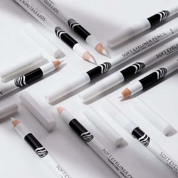 

professional cosmetic supplier silky wood and white eyeliner 12 pieces/box highlight pencil new design