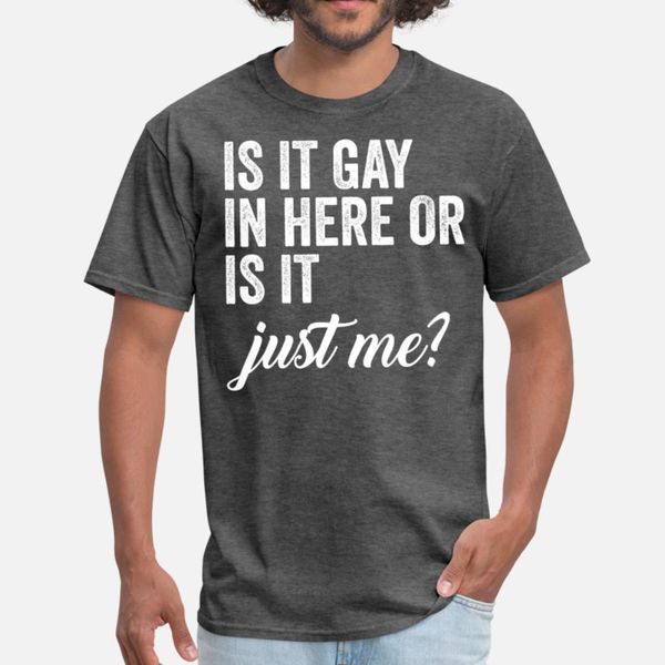 

lgbt t shirt men print cotton round collar leisure loose building summer slim shirt